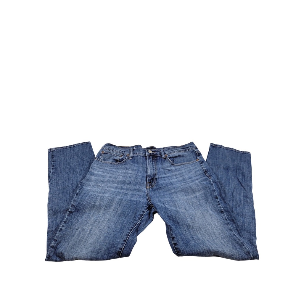Lucky Brand 121 Slim Jeans Mens 34x32 Blue Excellent Medium Wash Denim Pants